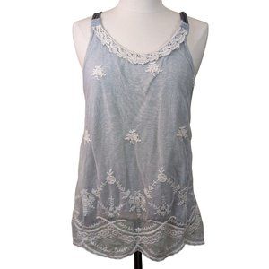Maurices Woman's Lace Front Tank Top